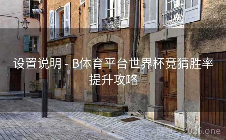 设置说明 - B体育平台世界杯竞猜胜率提升攻略
