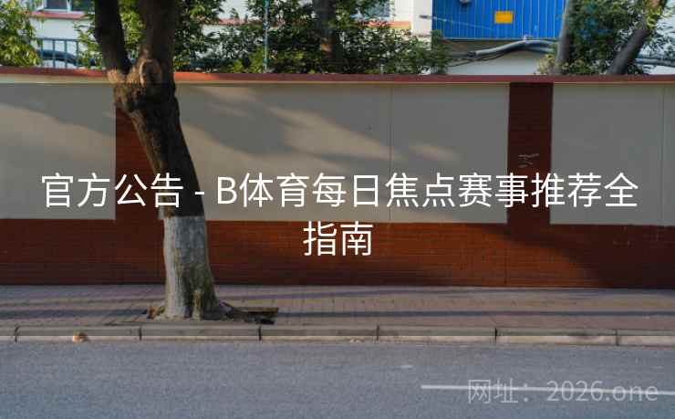 官方公告 - B体育每日焦点赛事推荐全指南