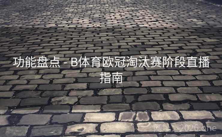 功能盘点 - B体育欧冠淘汰赛阶段直播指南
