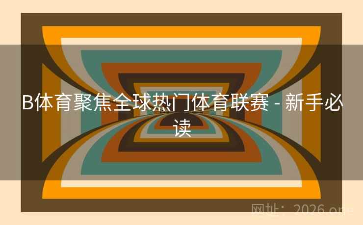 B体育聚焦全球热门体育联赛 - 新手必读