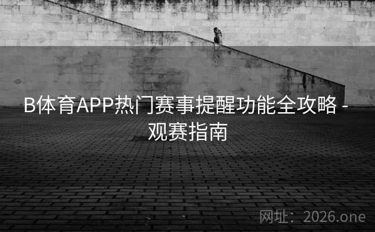 B体育APP热门赛事提醒功能全攻略 - 观赛指南