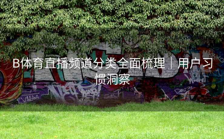 B体育直播频道分类全面梳理|用户习惯洞察